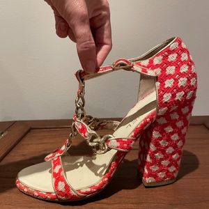 CHANEL Vintage Strappy Heels (sz 40)